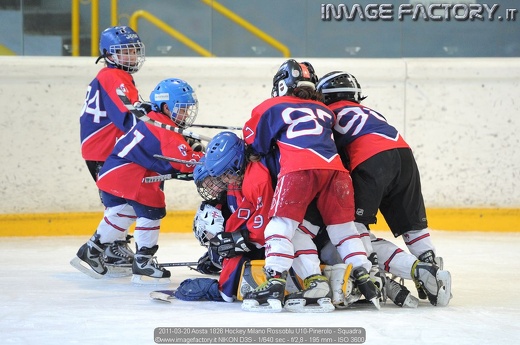 2011-03-20 Aosta 1826 Hockey Milano Rossoblu U10-Pinerolo - Squadra